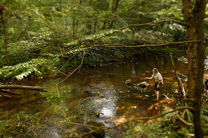 Washington Jefferson National Forest angler